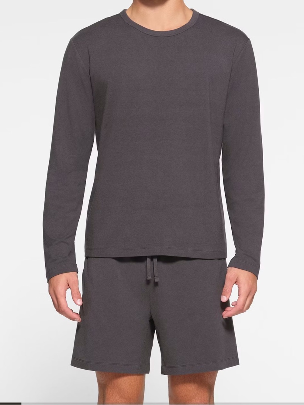 Skims Jersey Lounge Mens Relaxed Long Sleeve T-Shirt Medium Cozy